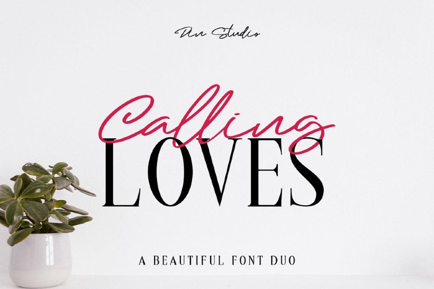 Calling Loves - Font Duo